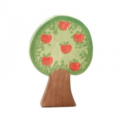Holzfigur: Apfelbaum
