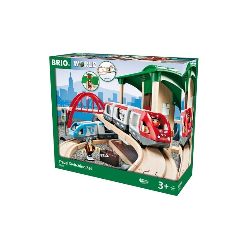 BRIO - Großes Bahn Reisezug Set