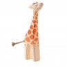Holztier: Giraffe klein Kopf hoch