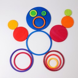 Freies Spiel: Konzentrische Kreise und Ringe