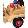 Holzfahrzeug: Jeep