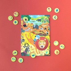 Puzzle & Suchspiel: Mein kleiner Dschungel