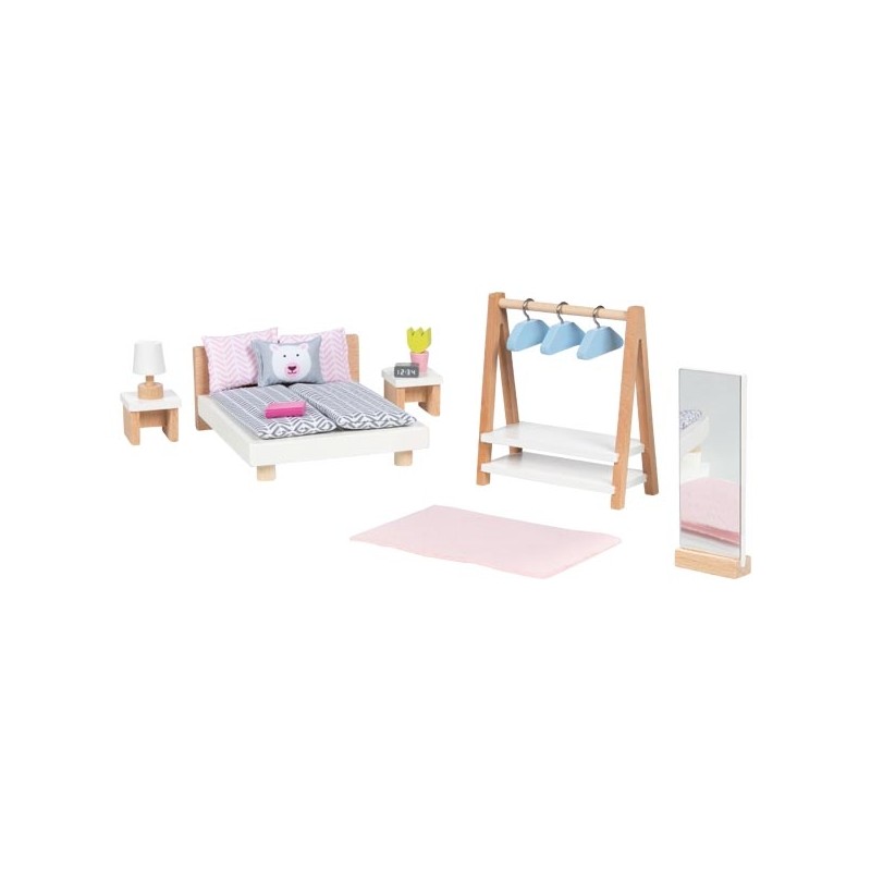 Puppenhausmöbel: Schlafzimmer modern